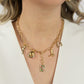 Collar Long Charm Bar