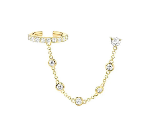 Golden Constellation Earring