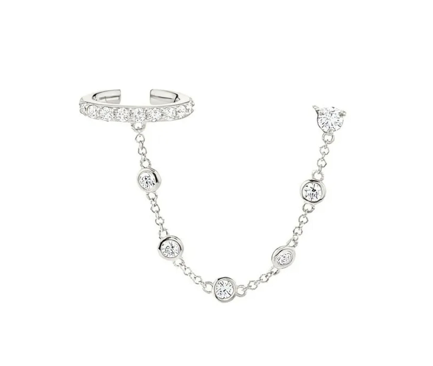 Silver Constellation Earring